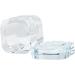 Colcolo Nail Art Glass Dish with Lid Glass Cup Easy to Clean for Salon Home Clear - Buy Online on GoSupps.com