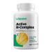 Vitasave Active B-Complex - High Potency Vitamin B Supplement with 8 B-Vitamins: B1 B2 B3 B5 B6 B7 B9 and B12 - Supports Energy Mood and Metabolism - 180 Vegetarian Capsules