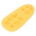 Soft Silicone Baby Teether Slipper with Textured Patterns - Yellow - Buy Online on GoSupps.com