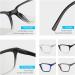 Blue Light Blocking Computer Glasses - Unisex Nerd Reading Gaming Eyewear - Buy Online on GoSupps.com