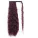 Vibrant Corn Wavy Long Ponytail Synthetic Wig Wrapped In Clip Hair Extension With Brown Ponytail Hair Pieces 22inches 2011-BUG