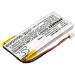 Replacement Battery Compatible with Sena SMH-10 SMH-10 Lifespan Part Number: 1ICP52/248P 1S1P 500mAh/3.7V