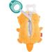 Fisher-Price Clipimals Otter Pacifier with Clothes Clip - Orange Washable & Cute Baby Accessory for International Shipping - Buy Online on GoSupps.com