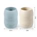 Pandaear 2-Pack Baby Drinking Cups | 100% Silicone Multi-Way Mug for Toddlers 4-12 Months | Snack & Drink Cup - Blue/White - Buy Online on GoSupps.com