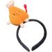 Bottone Cute Stuffed Chicken Leg Shape Hair Hoop Women Spa Wash Face Makeup Headband for Photoshoots Halloween Hair Accessories Bread headband - Buy Online on GoSupps.com