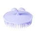Laileya Head Massage Silicone Hair Scrubber Portable Body Shower Scalp Massage Brush Color Random
