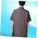 SOESFOUFU Woman Hair Dye Clothes Men Jackets Barber Apron Cape Hair Dye Jacket Nursing Gown Mens Coat Thobes for Men Barber Vest Tank Tops Hair Dye Short Sleeve Work Nursing Clothes Shirt - Buy Online on GoSupps.com