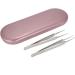 Anggrek Eyelash Extension Tweezers Organizer Case - Premium Lash Tool Kit with Brush & Eyeliner (Rose) | International Shipping Available - Buy Online on GoSupps.com
