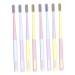 Mobestech Toothbrush 8pcs Ice Cream Toothbrush Plastic Miss Replacement Part Cleaning Brush