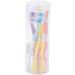 Buy Tongue Scraper Toothbrush 8 Pack - Flexible Long Handle 2-in-1 Design Prevents Vomiting - International Shipping Available - Buy Online on GoSupps.com
