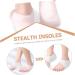 FOMIYES Height Increasing Insole Sock Pads - Silicone Heel Protectors for Men & Women | Non-Slip Silicone Heel Sleeves | White Half Shoe Inserts - Buy Online on GoSupps.com