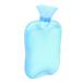 Heat bag classic rubber heat bottle 2000 ml 3 colors heat bottles bag heat-cold therapy large water bag ideal for pain relief (blue) (blue)