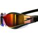 Speedo Fastskin Hyper Elite Adult Mirrored Goggles - Unisex One Size Black/Oxide Grey/Fiery Gold - Best Performance Swim Goggles for Competitive Athletes - Buy Online on GoSupps.com
