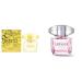 Versace Yellow Diamond and Bright Crystal Women's 3 oz Eau de Toilette Sprays (2 pc Bundle)