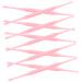 Healvian 12Pcs Wax Picker Plastic Cleaner Tool for Safe and Gentle Wax Removal Smooth Ends for Skin Protection Random Colors