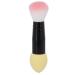 Multifunctional Double Ended Loose Powder Blush Brush - Yellow Makeup Tool for Flawless Application - Buy Online on GoSupps.com