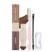 CHPBOLLY 2022 Eyebrow Stamp Stencil Kit Eyebrow Definer Shaping Kit--Eyebrow Pen Brushes Razor  Eye Brow Stamping Kit Eyebrow Color Makeup Kit for Makeup Beginners 02 Set