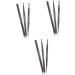VINTORKY 3pcs 2 1 Eyebrow Pencil Brush Rotate Eyebrow Pencil Brow Brush Double Headed Eyebrow Braider Tool - Buy Online on GoSupps.com