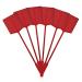 Fly Swatters by Catchmaster - 6 Count Pack Ready to Use Indoors & Outdoors. X-Long Flying Insect Bug Mosquito Bee Wasp Flexible Aerodynamic Red Home House Residential Non-Toxic 17.5" Plastic