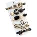 5 pieces of vintage hair clips made of metal French hair clips retro bear bee camellia flower hair clips for women and girls