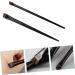 Healeved 6 Sets Eyeliner Brush Makeup Brush Multi Function Eyebrow Brush Ear Wood Black - Buy Online on GoSupps.com