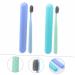 Gatuida 6 STK Gum Care Natural Toothbrush Set Eco-Friendly Adult Toothbrushes with Travel Case & Wheat Box for International Shipping - Buy Online on GoSupps.com