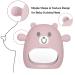 MCGMITT BPA-Free Teething Toy for Babies 0-6 Months - Earthy Pink Silicone Wrist Teether for Soothing Pain Relief - Buy Online on GoSupps.com