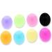 Soft Silicone Facial Cleansing Pads Bathroom Washing Brush Hair Facial Exfoliator Cleaning Scrubber Shower Sponge Blackhead Scrub For Shower Wash (Blue) 1pc - Buy Online on GoSupps.com