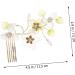 Housoutil Flower Comb Hair Comb Wedding Hair Decor Hair Combs for Women Accessories Wedding Hair Comb Bride Hair Accessory Flower Bride Hair Comb Hair Deyer Metal Mori Department Bridesmaid - Buy Online on GoSupps.com