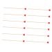 100pcs Plug-in Stick DIY Wood Lollipop Decors Coffee Stirrers Wedding Ceremony Decorations Lollipop for DIY Kid Lovely Wooden Lollipop Food Decor Picks Wood Decor Supplies Cake