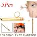 5 Pcs Folding Alloy Ear-Pick Cleaner Set with Key Ring - Portable Ear Wax Removal Tools - Buy Online on GoSupps.com