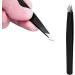 KINGMAS Stainless Steel Eyebrow Tweezers Set of 5 with Travel Case - Perfect for Brow Shaping and Ingrown Hair Removal (Black) - Buy Online on GoSupps.com