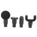Massage pistol head trigger point pistol fastening for deep muscle muscle relaxation body relaxation fascia-massager replacement head Applicable to 19 mm massage pistol adapter 4-pc.