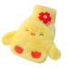 Uposao 0.5l hot water bottle with soft cover cute cartoon animal pattern removable washable fluffy plush bed bottle rubber small hot hot water bottle for children adult family or girlfriend chick