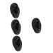 Healifty 4pcs Artificial Ear Mold 3D Silicone Mold Body Jewels Tuile Molds Silicone Ear Model for Jewelry Simulation Ear Silicone Ear Silicone Ear Piercing Model Ear Piercing Practice Tool Blackx4pcs 1 Count (Pack of 1)