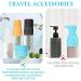 Aucuu 12 PCS Elastic Silicone Toiletry Bottle Sleeves for Travel - Leak Proof & Reusable Covers for Shampoo, Body Wash - Multicolor - 3.2 x 1.5 x 0.8 in - Buy Online on GoSupps.com