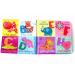 Set of 4 Baby Bath Books | First Words ABC Letters & Numbers | Educational Floating Toys for Toddlers - Buy Online on GoSupps.com