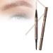 2 In 1 Magic 4-Tip Eyebrow Pencil Eyebrow Magic Pen Eyebrow 4 Tip Brow Pencil 3D Waterproof And Sweat-proof Microblading Eyebrow Pencil Contouring Pen For Natural Makeup Last All Day(Dark brown)