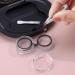 Buy Single Colored Contact Lens Case - Compact Oval Storage Container (White) for Safe & Stylish Eye Care - Buy Online on GoSupps.com