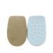 Heel Cushion Inserts Sponge Thick Extra Soft Shock Absorption High Heel Inserts Men Comfort Sports for Plantar Fasciitis and Pain Relief(Khaki Small)