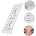 Mikinona Eyebrow Ruler 10pcs Eyebrow Design Ruler Transparent Ruler Eyebrow Guide Template Shape Disposable Measuring Ruler - Buy Online on GoSupps.com