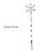 Lurrose 6-Piece Snowflake Hairpins Set | Crystal Hair Clips for Kids & Toddlers | Cute Hair Accessories for Girls - Buy Online on GoSupps.com