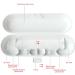 Portable Electric Toothbrush Case - Travel Bag for 3-Piece Toothbrush Set | Black White Pink | Ideal for Camping & School - Buy Online on GoSupps.com
