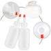 Rumyve 2pcs Plastic Extrusion Bottle Applicator Bottle with Tip Extrusion Plastic Applicator Bottle 120ml Hair Oil Applicator Bottle DIY Hair Care Washing Bottle - Buy Online on GoSupps.com
