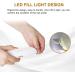 TOUCHBeauty Portable Electric Nail File Manicure & Pedicure Drill with LED Light - Gold PL-1333 - Buy Online on GoSupps.com