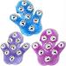 GMMH Original Massage Glove with 9 360-Degree Rollers - Relaxation & Pain Relief - 16x14 cm - Blue - Buy Online on GoSupps.com