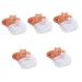 minkissy 10 Pairs Exfoliating Moisturizing Socks Heel Socks for Dry Cracked feet Cosmetics Socks Heel spa Socks Reusable Socks feet Care Socks Heel Protector Socks Pedicure Miss Foot sebs