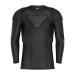 TUOY Youth Boys Padded Compression Shirts Rib Chest Protector Shirt Long Sleeve Shirt YL(Chest:28.5-30.5")