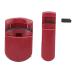 Cute Eyelash Curler Set Portable Wide Angle Lasting Partial Lash Lift Curler Curling Tool for Makeup Touch Ups (red)