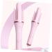 NOLITOY 2pcs Fully Automatic Hair Curling Iron Tool Straightener Hair Curler Hair Rollers Pink Abs 32.50X5.50X5.50CMx2pcs Pinkx2pcs - Buy Online on GoSupps.com
